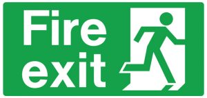 Fire Exit Sign